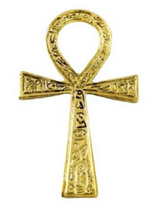 2 3/8" X 4" ANKH - BRASS