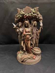 MAIDEN, MOTHER, CRONE BRONZE 27CM