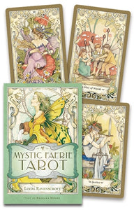 MYSTIC FAERIE TAROT DECK, BARBARA MOORE & LINDA RAVENSC