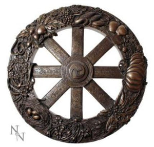 WHEEL OF THE YEAR PLAQUE - BRONZE