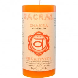 CHAKRA CANDLE/SACRAL 3