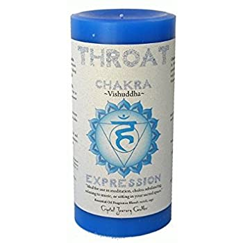 CHAKRA CANDLE/THROAT 3