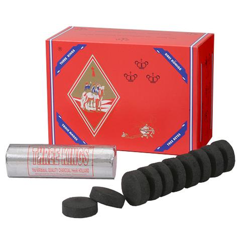 THREE KINGS OR GOLDEN EAGLE  CHARCOAL PUCKS (ROLL OF 10)